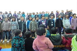 北串小学校発表会に行きました！ 2014年 2月 7日