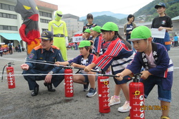 幼年消防クラブ　ちびっ子防火大会